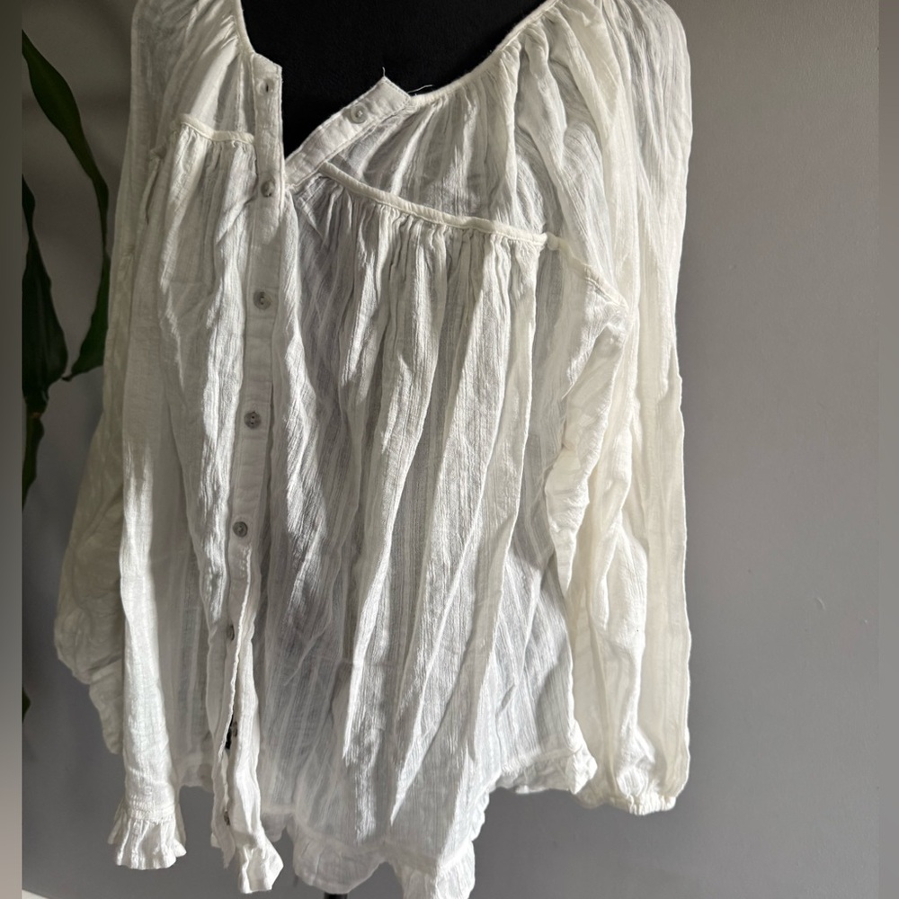 American Eagle Flowy Boho Blouse